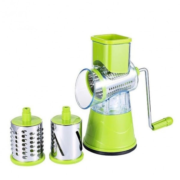 Razatoare Tabletop Drum Grater, 3 lame interschimbabile
