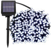 1+1 GRATIS Instalatie 100 LED pentru exterior cu incarcare solara Alb Rece
