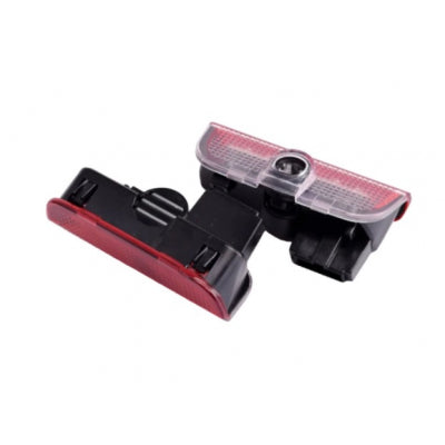 Set 2 holograme LED cu logo pentru portiere