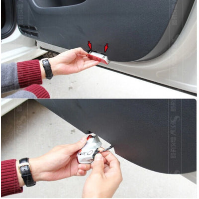 Set 2 holograme LED cu logo pentru portiere