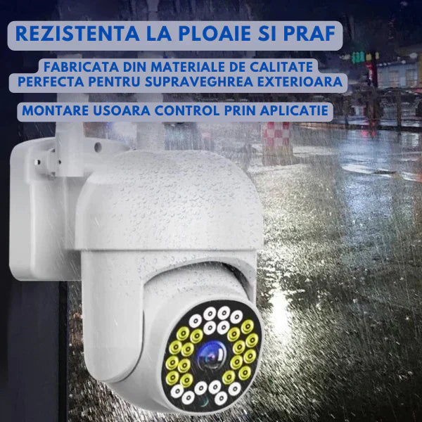 Set Complet Supraveghere: 2 Camere IP 360° WiFi Jortan + 2 Carduri 32GB