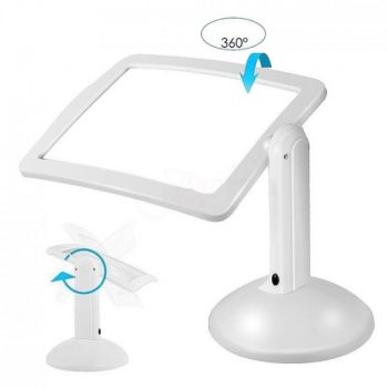 Lupa cu putere de marire 3X, led incorporat si suport de sustinere