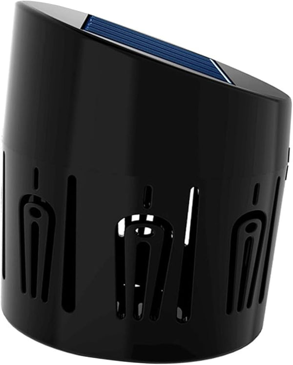 Set 6 lampi solare decorative, pentru gradina, LED multicolor, rezistente la intemperii, negru