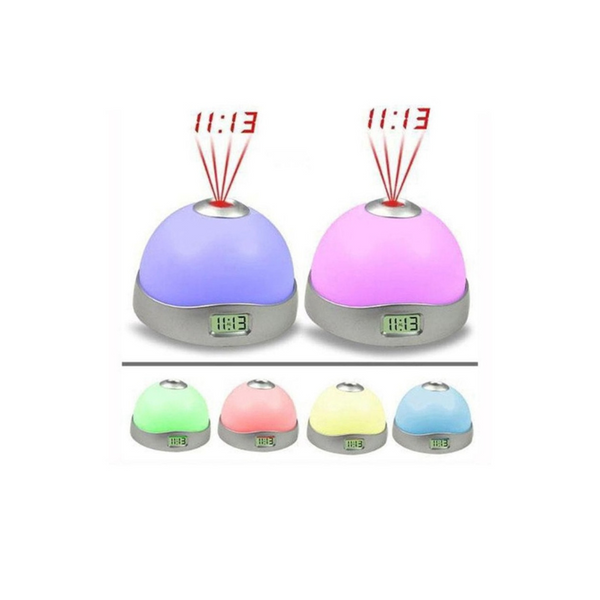 Ceas digital lampa de veghe cu proiectie ora si stele