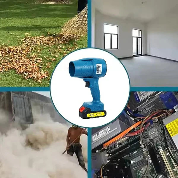 Suflantă Extreme Fan, Portabila, 2 Acumulatori 48v, 60m/s