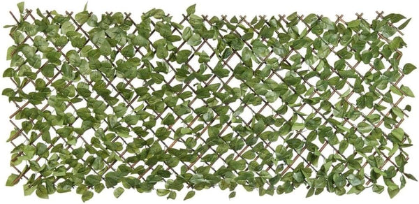 1+1 CADOU Gard decorativ, 200x100 cm, extensibil, potrivit pentru balcon, curte sau terase