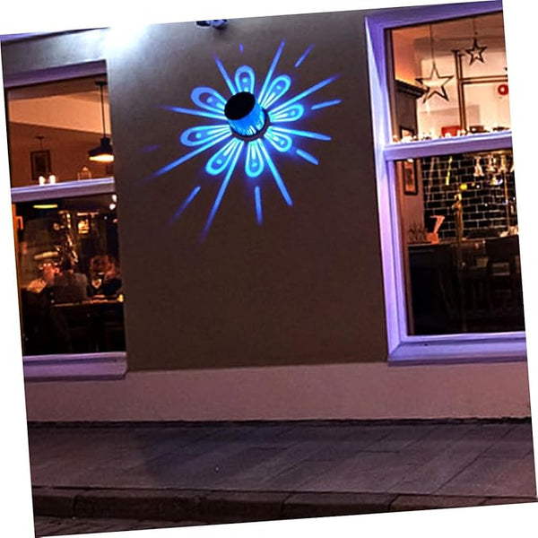 Set 6 lampi solare decorative, pentru gradina, LED multicolor, rezistente la intemperii, negru