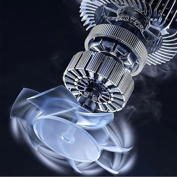 Suflantă Extreme Fan, Portabila, 2 Acumulatori 48v, 60m/s