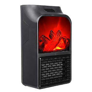 Aeroterma portabila Flame Heater 500 W cu 2 niveluri temperatura si display digital