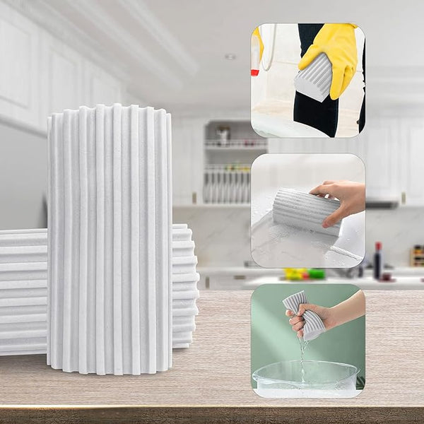 Set 2 x burete magic pentru curatarea suprafetelor, culoare gri