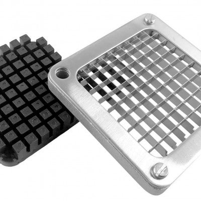 Aparat de taiat cartofi pai si legume, din inox, cu 2 forme diferite de taiere