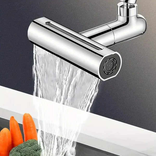 1+1 CADOU Extensie robinet 3 in 1, 360°, 3 moduri de functionare, cupru, argintiu