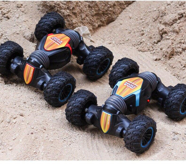 Masinuta Pentru Cascadorii, Cu Tractiune Integrala, Control Din Telecomanda, Negru/Portocaliu