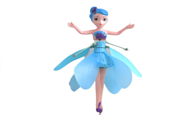 1+1 CADOU Papusa zana zburatoare, cu Senzor Pentru Coordonarea Miscarilor, Incarcare USB, Dimensiuni 19x6.5 cm