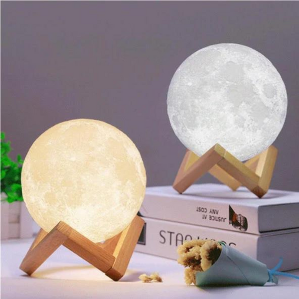 Lampa in forma de luna, 16 culori