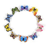 Set 10 fluturi magnetici, decoratiune cu lumina LED