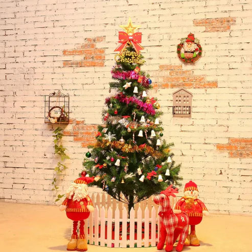 Brad de Craciun artificial, inaltime 180cm, Instalatie 50 m, accesorii incluse