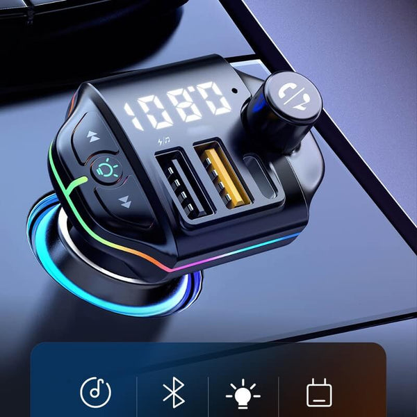 Car kit modulator FM BGRJ-A10, Mp3 Player, USB, Type C, fast charge