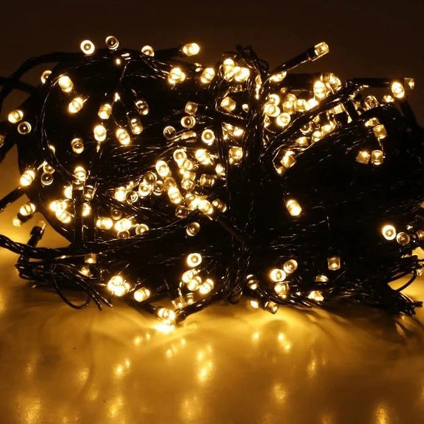 Instalatie De Craciun, 100 m, 480 LED -uri, Jocuri de Lumini, Pentru Exterior/Interior