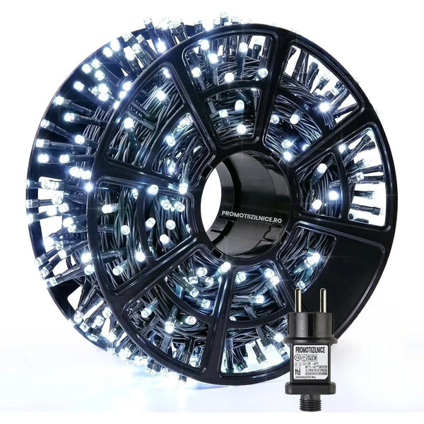 Brad de Craciun artificial, inaltime 180cm, Instalatie 50 m, accesorii incluse