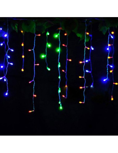 Set 3x Instalatie franjuri 12 M multicolor