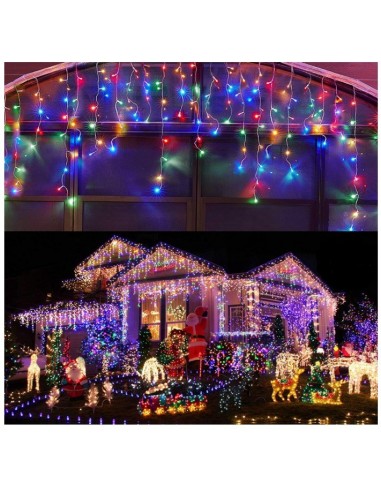 Set 3x Instalatie franjuri 12 M multicolor