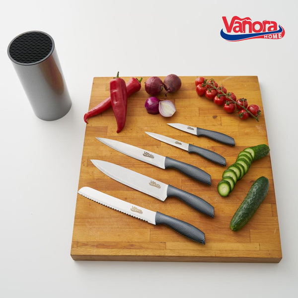 Set Cutite De Bucatarie 6 Piese, Grays, Vanora Home