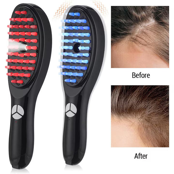 Perie de par electrica cu atomizare ioni negativi, masaj al scalpului, difuzor de ulei de ingrijire