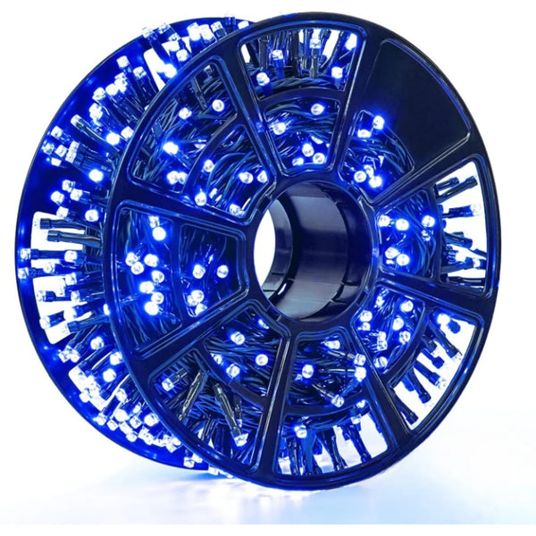 Instalatie De Craciun, 100 m, 480 LED -uri, Jocuri de Lumini, Pentru Exterior/Interior