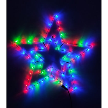 Furtun luminos stea multicolor 2m