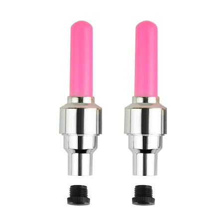 Set 4 x Lumini Led pentru roti bicicleta Fireflys, Culoare Roz