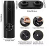 Set 2 Rasnite Electrice Pentru Sare Piper Sau Alte Condimente Inoxidabil Nivel Rasnire Ajustabil Incarcare USB Tyce-C