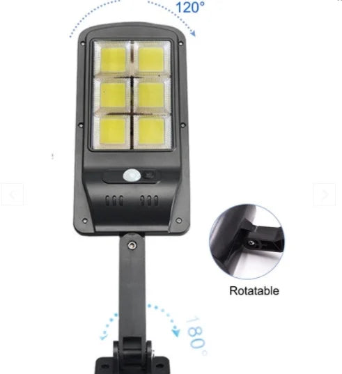 Set 6 lampi tip stradal 30 W -Telecomanda si senzor miscare