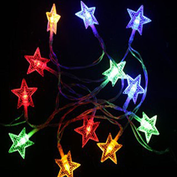 1+1 GRATIS - Instaltie solara 50 stelute, multicolor