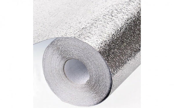 Folie de aluminiu adeziva argintiu 60 x 300 cm