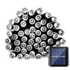 1+1 GRATIS Instalatie 100 LED pentru exterior cu incarcare solara Alb Rece