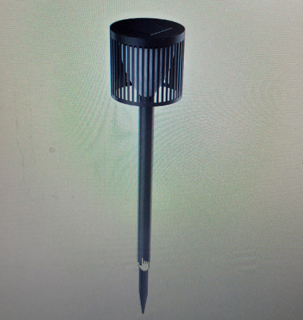 Set 4 x Lampa solara Inspire Nioki, IP44, H39cm, neagra