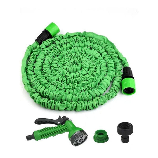 Pachet pentru Gradina: Set 6 lampi solare + Furtun extensibil 30 metri + Dispozitiv indepartat buruieni