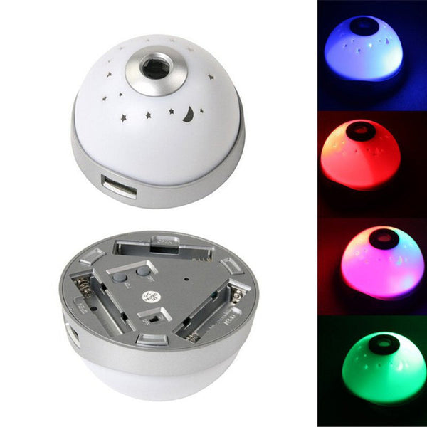 Ceas digital lampa de veghe cu proiectie ora si stele