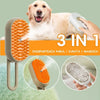 1+1 CADOU Perie cu Abur pentru Animale de Companie, 3 in 1, Masaj, Indeparteaza Parul, Curatare, Incarcare USB-C