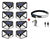 Set 8 Lampi Solare 100 LED si senzor miscare + Lanterna de cap cu senzor