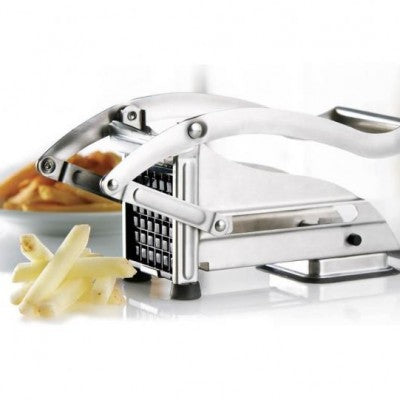 Aparat de taiat cartofi pai si legume, din inox, cu 2 forme diferite de taiere