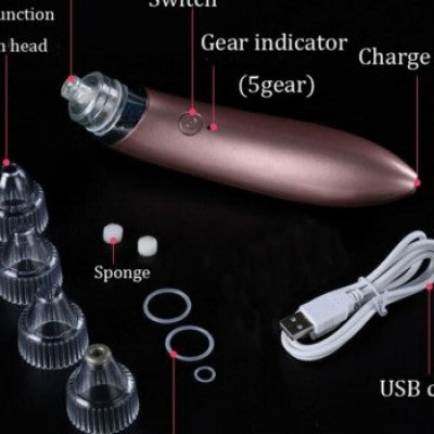 Aparat cu Vacuum pentru curatarea tenului, acnee, puncte negre