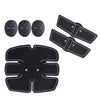 Set Kit centura electrostimulare 3 piese, abdomen si brate + Corzi extensibile pentru fitness cu prinderi multiple, 11 piese