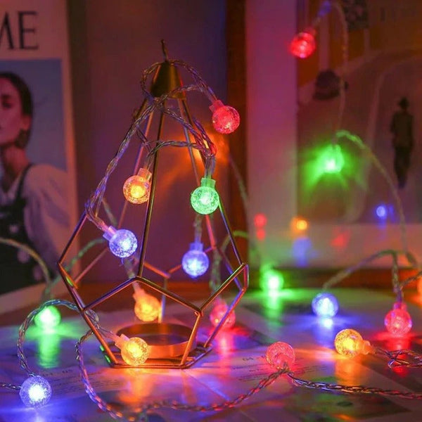 Rola instalatie Craciun 80 metri, 400 Globulete led multicolor