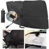 1+1 CADOU Parasolar pliabil tip umbrela pentru parbrizul masinii 65 x 110 cm