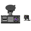 Camera auto DVR, vizualizare 170°, 3 camere, ecran 2", vizualizare nocturna, full HD 1080 P, detectare miscare