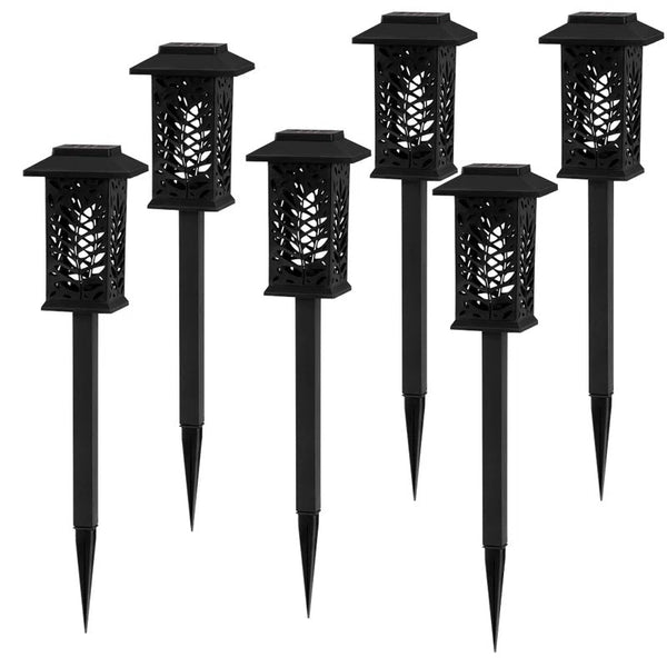 Pachet pentru Gradina: Set 6 lampi solare + Furtun extensibil 30 metri + Dispozitiv indepartat buruieni