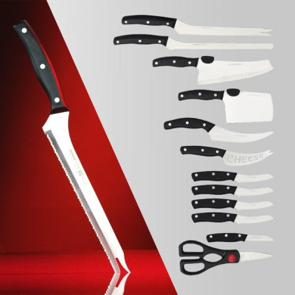 Set 13 unelte culinare profesionale, lama inox