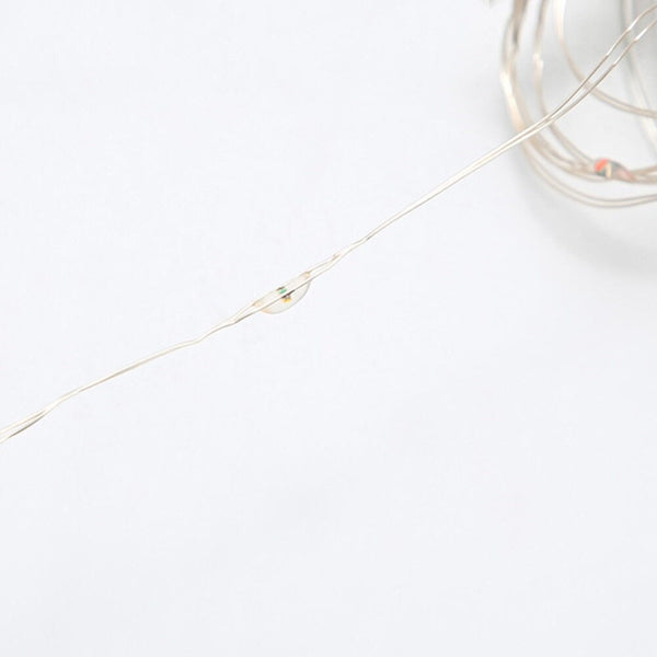 Set 2 x Instalatie tip perdea luminoasa, cu 10 globuri cu Mos Craciun